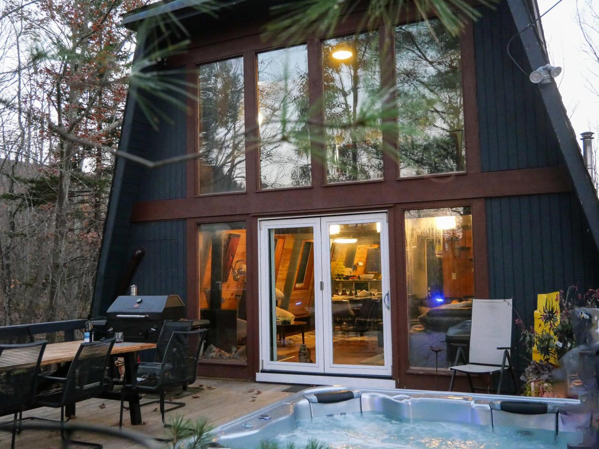 Luxury Chalet - 1 Mile To Hunter Ski Resort- Hot Tub - Pets Stay Free Dış mekan fotoğraf
